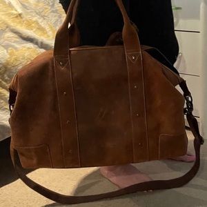 Luxury leather travel Bag